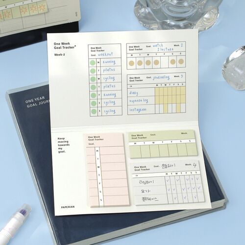 Goal Tracker Sticky Memo Book - Image 12