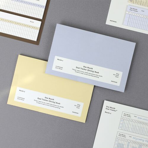 Goal Tracker Sticky Memo Book - Image 8
