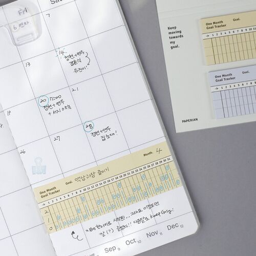 Goal Tracker Sticky Memo Book - Image 10