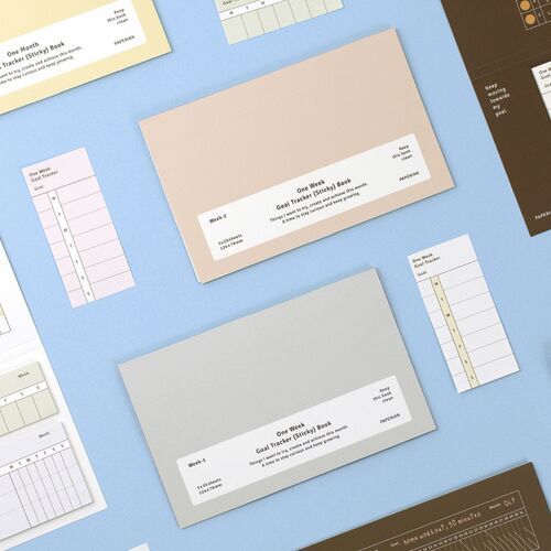 Goal Tracker Sticky Memo Book - Image 11