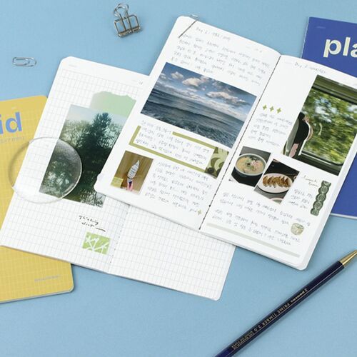 Slim Pocket Grid & Plain Notebook - Image 13
