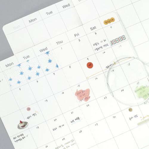 Slim Pocket Monthly Plan Note - Image 8