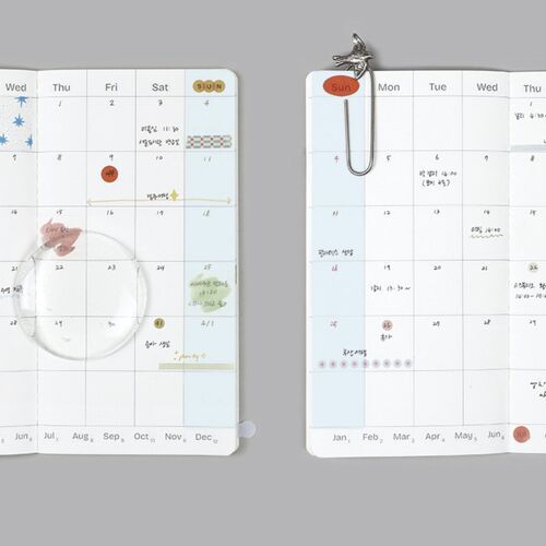 Slim Pocket Monthly Plan Note - Image 3