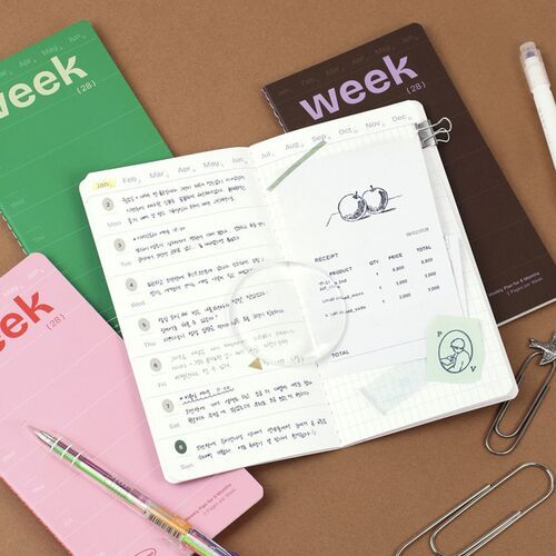 Slim Pocket Weekly Plan Note - Image 1
