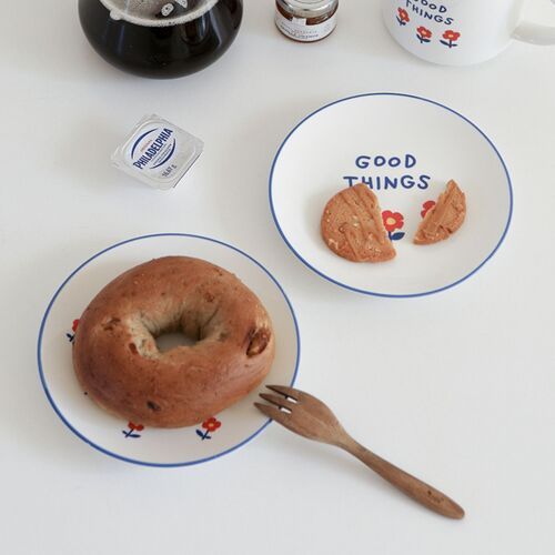 2pcs Good Things Flower Plate Set - Image 4
