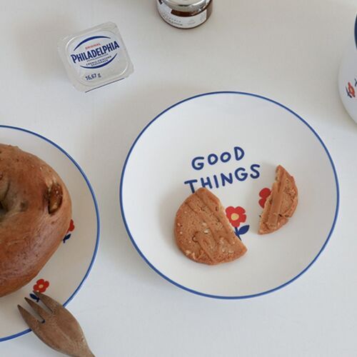 2pcs Good Things Flower Plate Set - Image 6