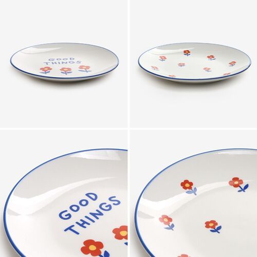 2pcs Good Things Flower Plate Set - Image 8