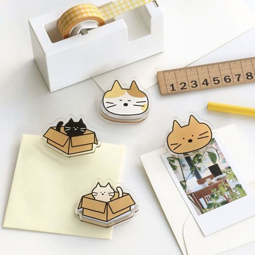 Doodle Double-Sided Acrylic Clip - Image 21
