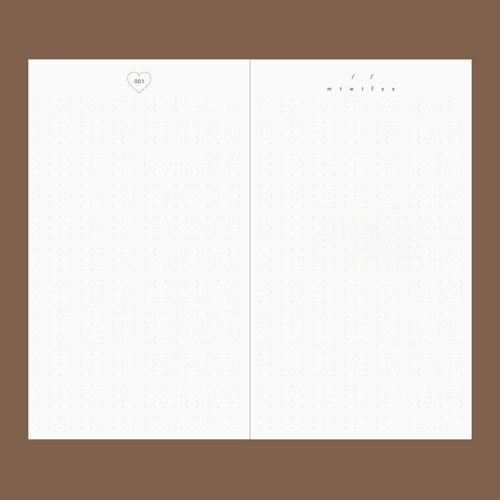 Music and book lists use the numbered layout to organize titles clearly across facing pages.