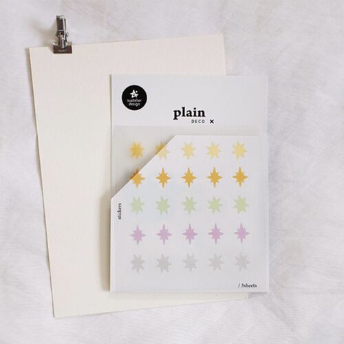 Plain Deco Sticker v82