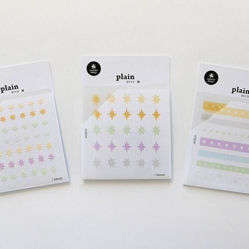 Plain Deco Sticker v83 - Image 9
