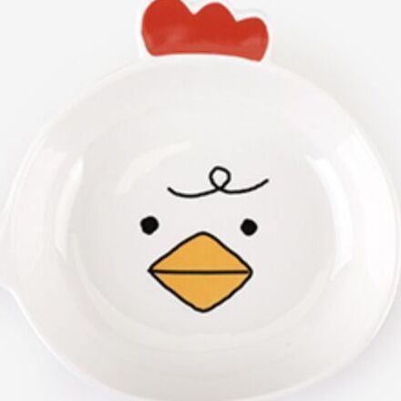 2pcs Handle Plate Set, 06 Drawing Chicken