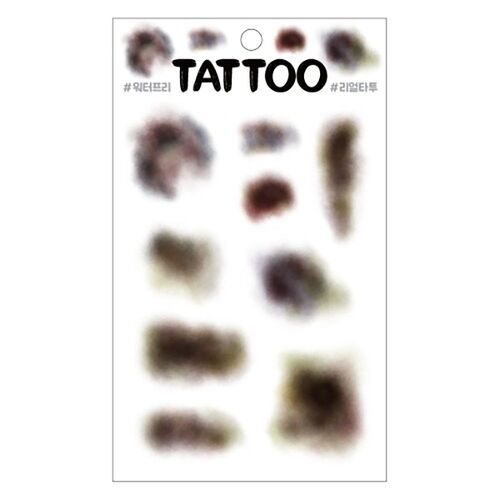 The Bruise Effect sheet displays shaded purple, brown, and yellow marks in varied shapes for a realistic finish.
