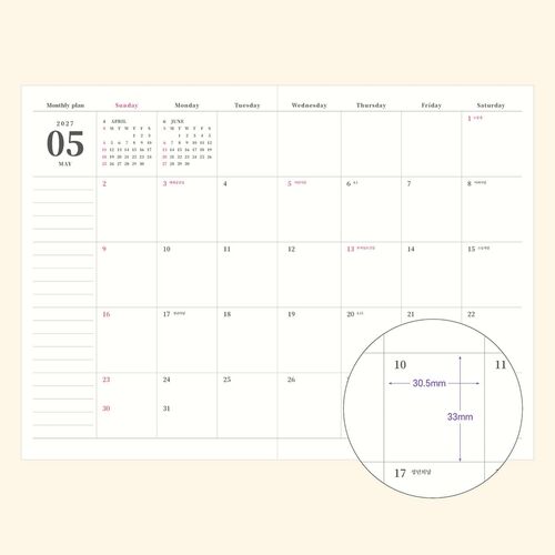 Handwritten examples fill both daily pages with lists, sketches, stickers, photographs, and small keepsakes arranged across the lined layout.