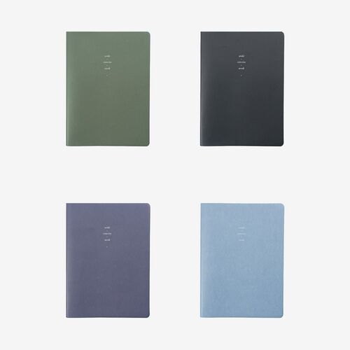 Shale Green and Midnight Navy covers are paired above Vintage Violet and Blue Gray for easy color comparison.