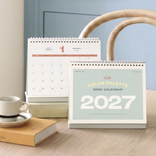 2027 Palette Desk Calendar
