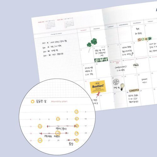 A weekly spread shows dated day columns alongside a Things to Check section for practical planning.