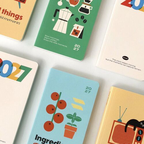 Brew Time sits centrally beside Old Things and The Moments, highlighting the coffee-themed cover artwork.