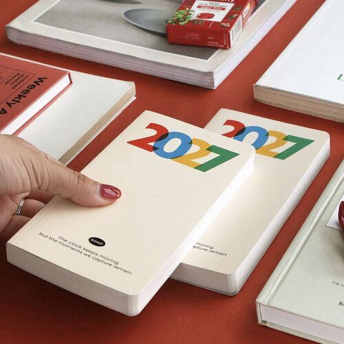 Ingredients stands upright on a tray with its mint cover and food-themed artwork clearly visible.