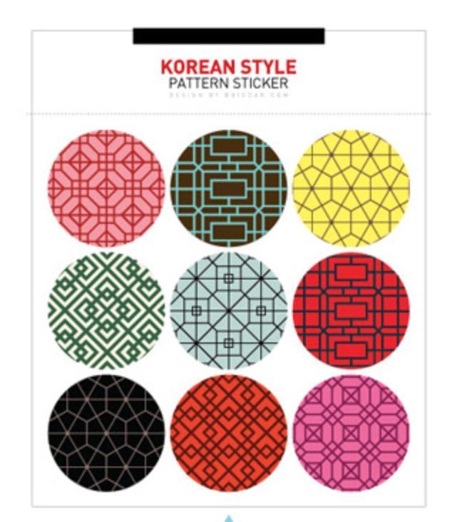 Korean Traditional Pattern Sticker