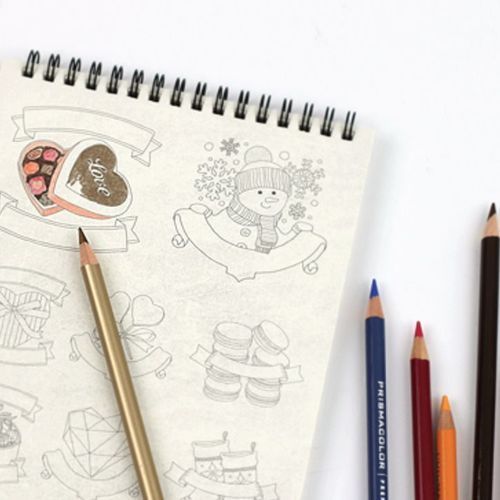 Sticker Coloring Book