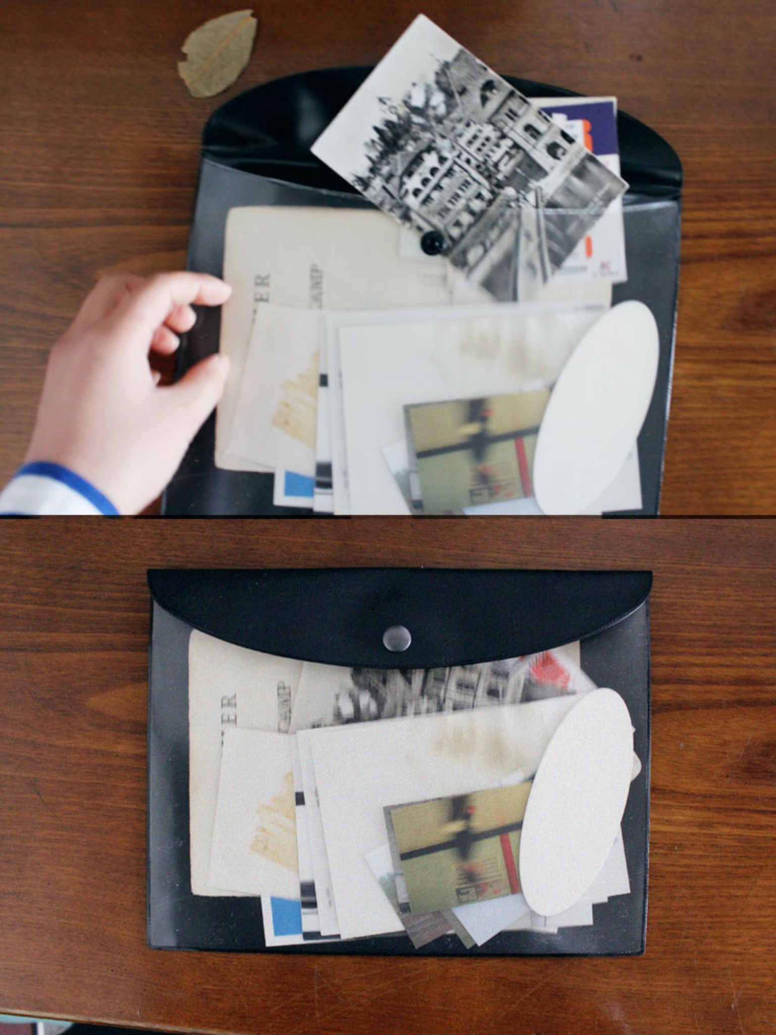 MochiThings Black PVC Paper Keeper