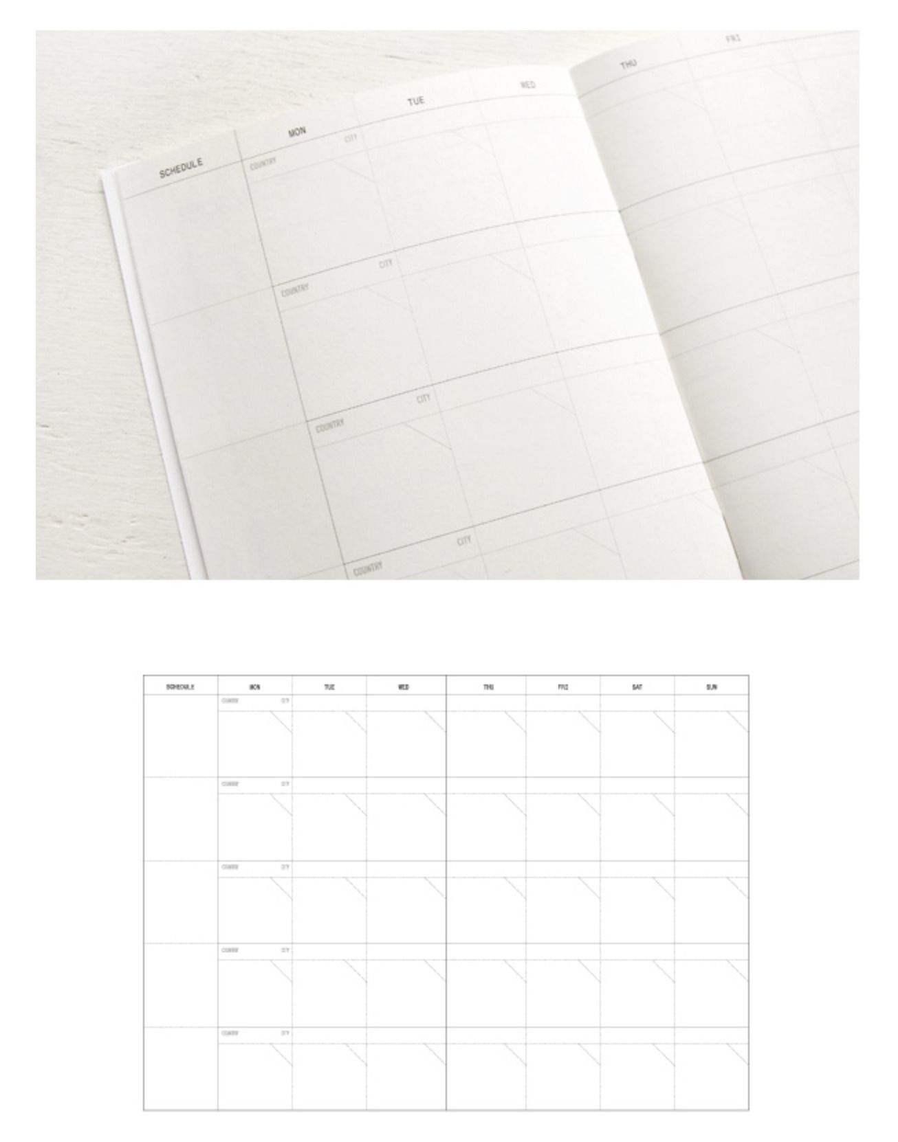 MochiThings Voyage Travel Planner Refill Notebook