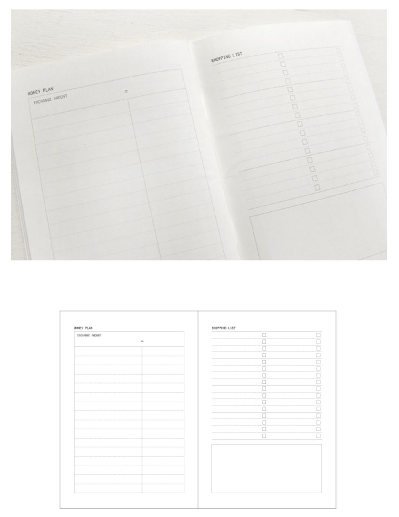 MochiThings Voyage Travel Planner Refill Notebook