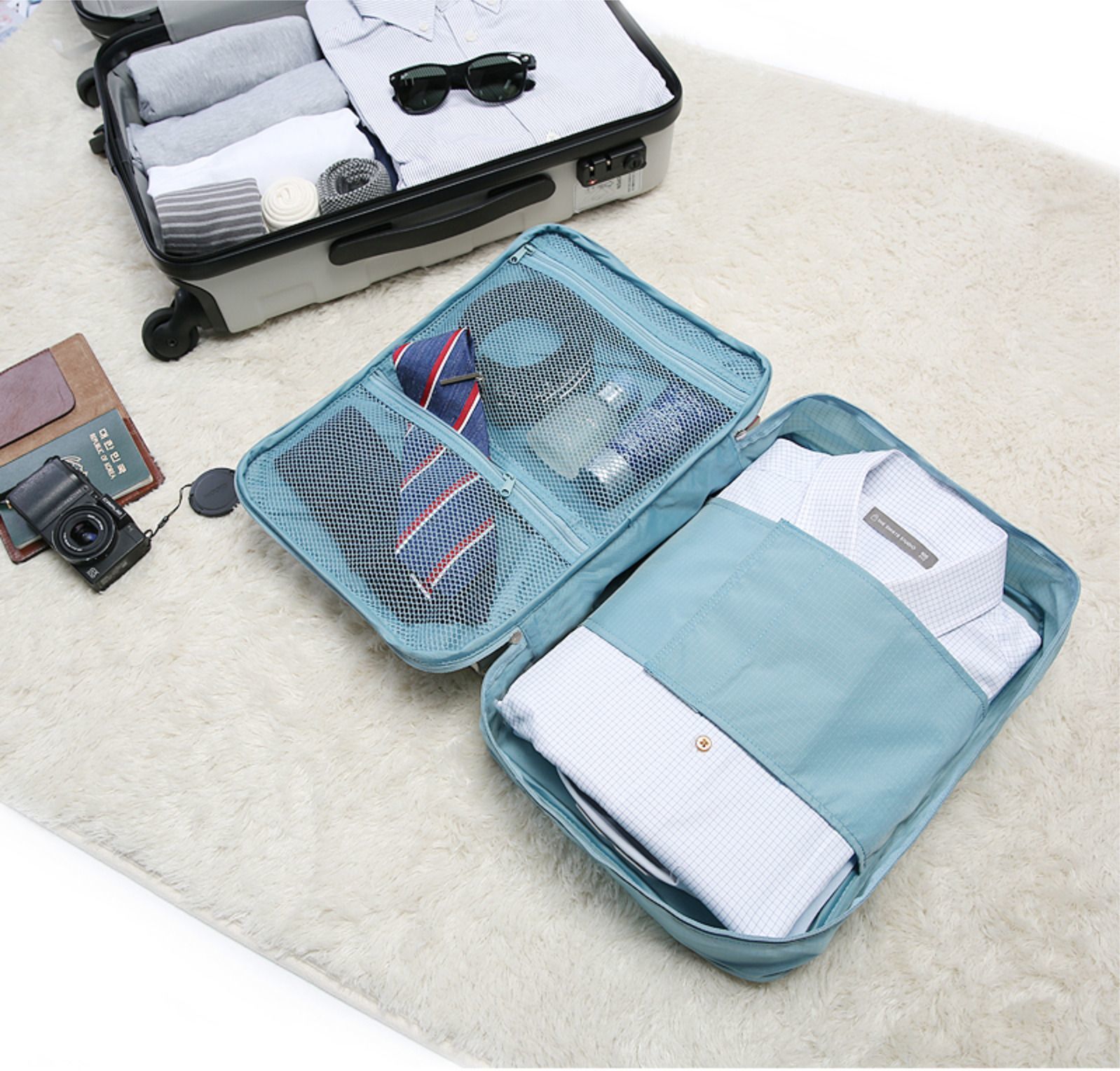 Business Travel Pouch Set