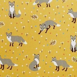 2016 Ardium Monthly Planner, Mustard Fox