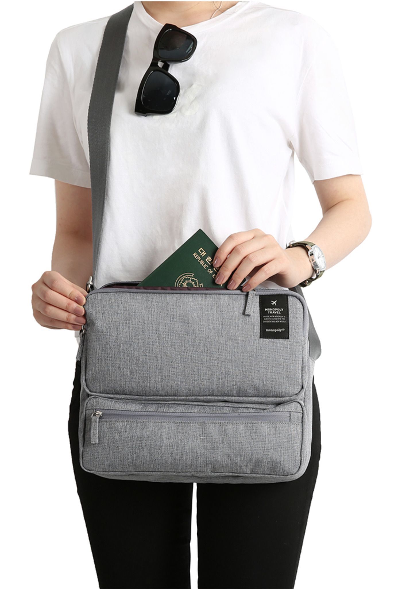 MochiThings Monopoly Travel Messenger Bag