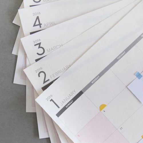 2016 Large Desk Monthly Planner - Image 5