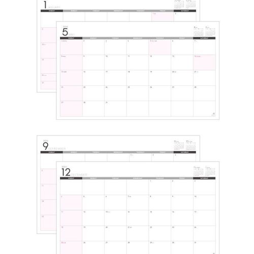 2016 Large Desk Monthly Planner - Image 4