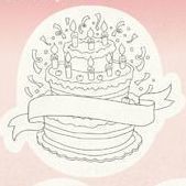 5pcs Coloring Deco Sticker Set, Congratulation