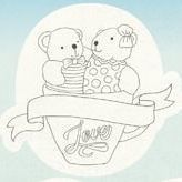 5pcs Coloring Deco Sticker Set, Anniversary