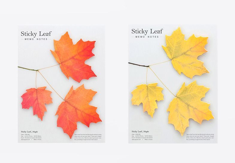 Large Maple Leaf Sticky Note