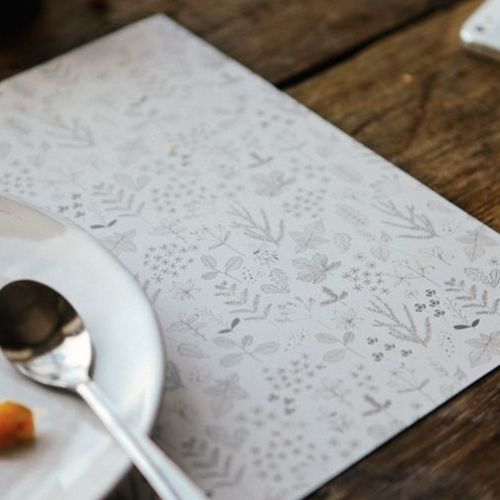 MochiThings 8pcs Pattern Paper Table Mat Set