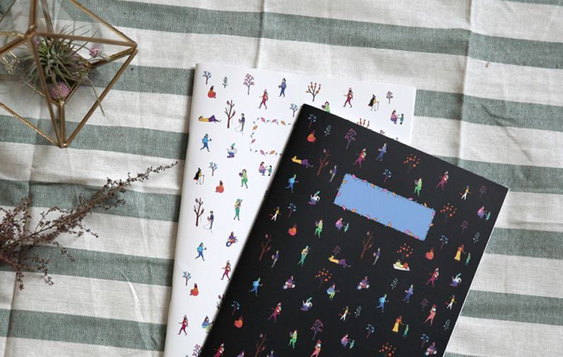 Full Design Lined Notebook Set