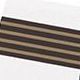 Dailylike Cotton Ribbon, 23. Stripe : Gold