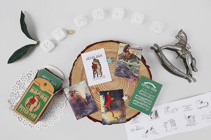 Vintage Label Sticker Box