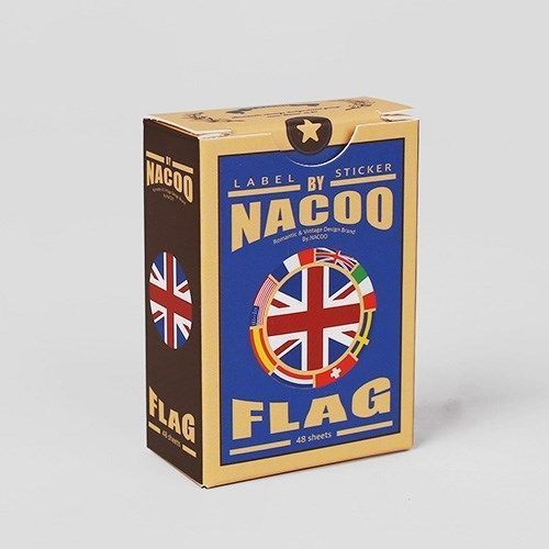 Vintage Label Sticker Box