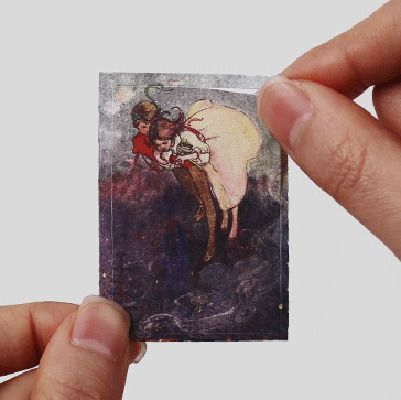 Vintage Label Sticker Box