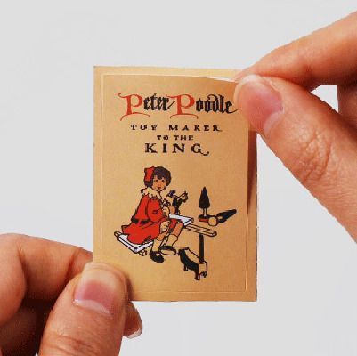 Vintage Label Sticker Box