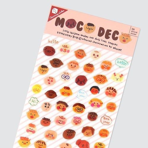 Little Faces Deco Sticker