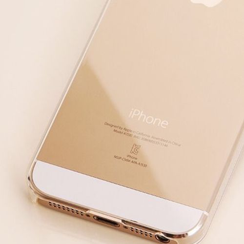 thumbnail image 2 of Ultra Thin Clear Hard Case For IPhone SE / 5 / 5s – Frosted TPU Plastic Cover 2 of 3
