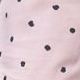 Comely Long Drawstring Pouch, Pink Dot