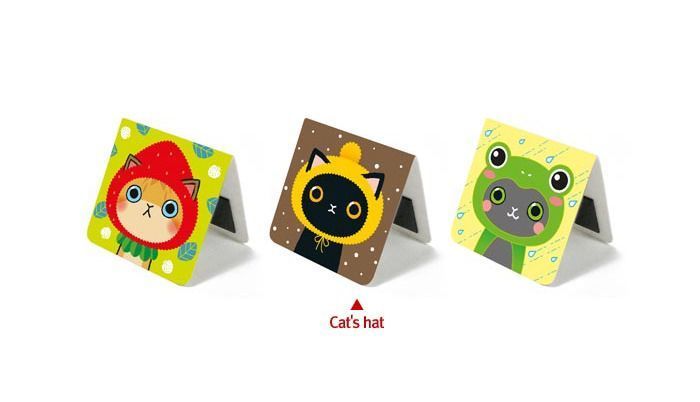 Kitty Magnetic Bookmark Set