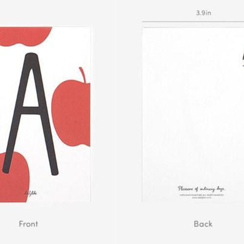 MochiThings: Alphabet Postcard Set