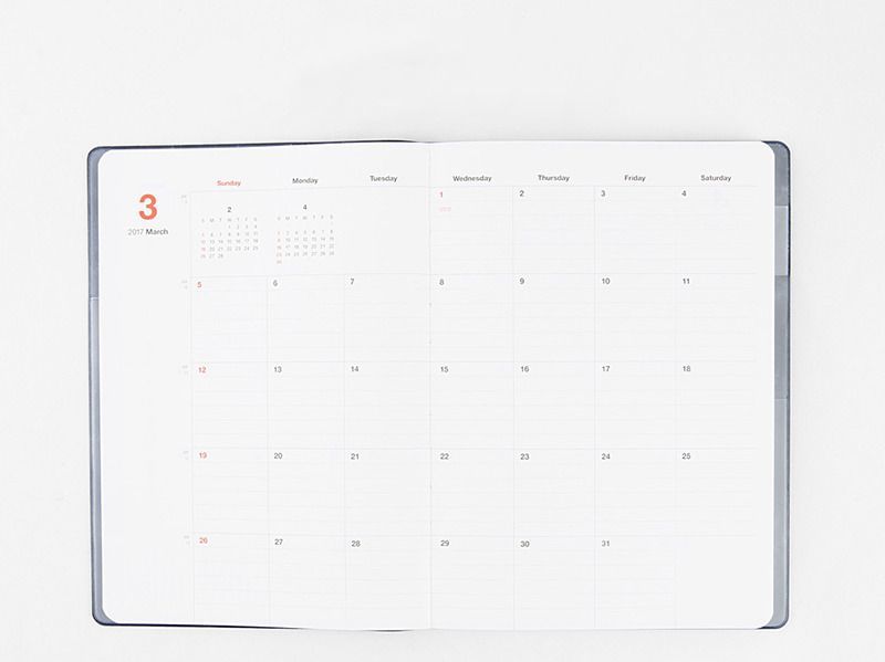 2017 Table Talk A5 Weekly Planner