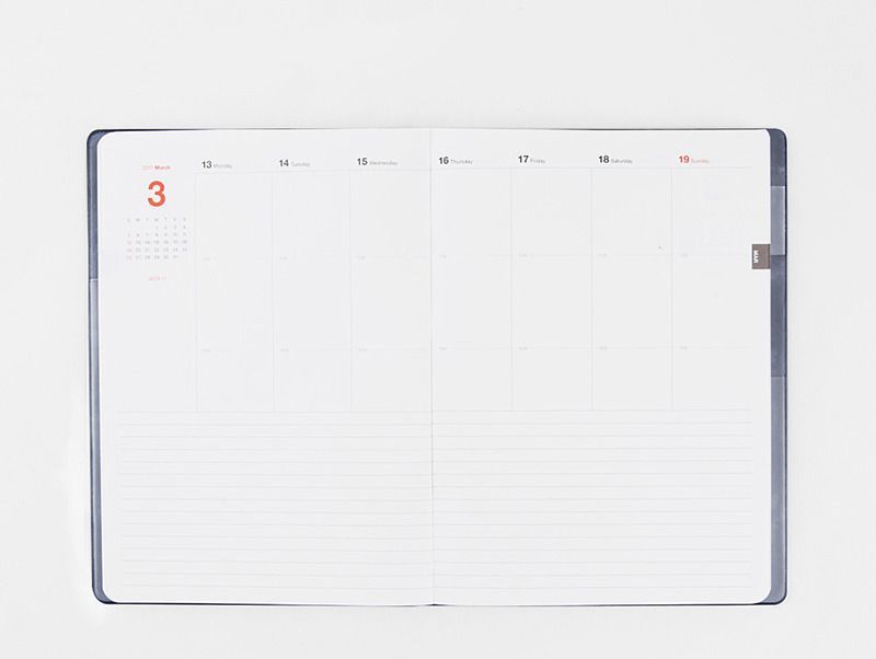 2017 Table Talk A5 Weekly Planner